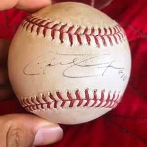 Grant Green autographed baseball